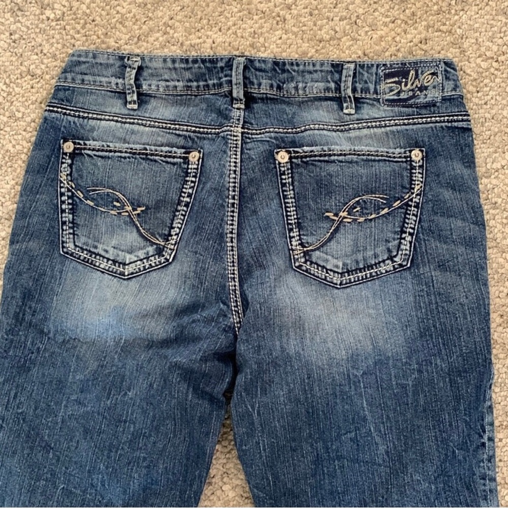 Silver Suki medium wash jeans Size 16